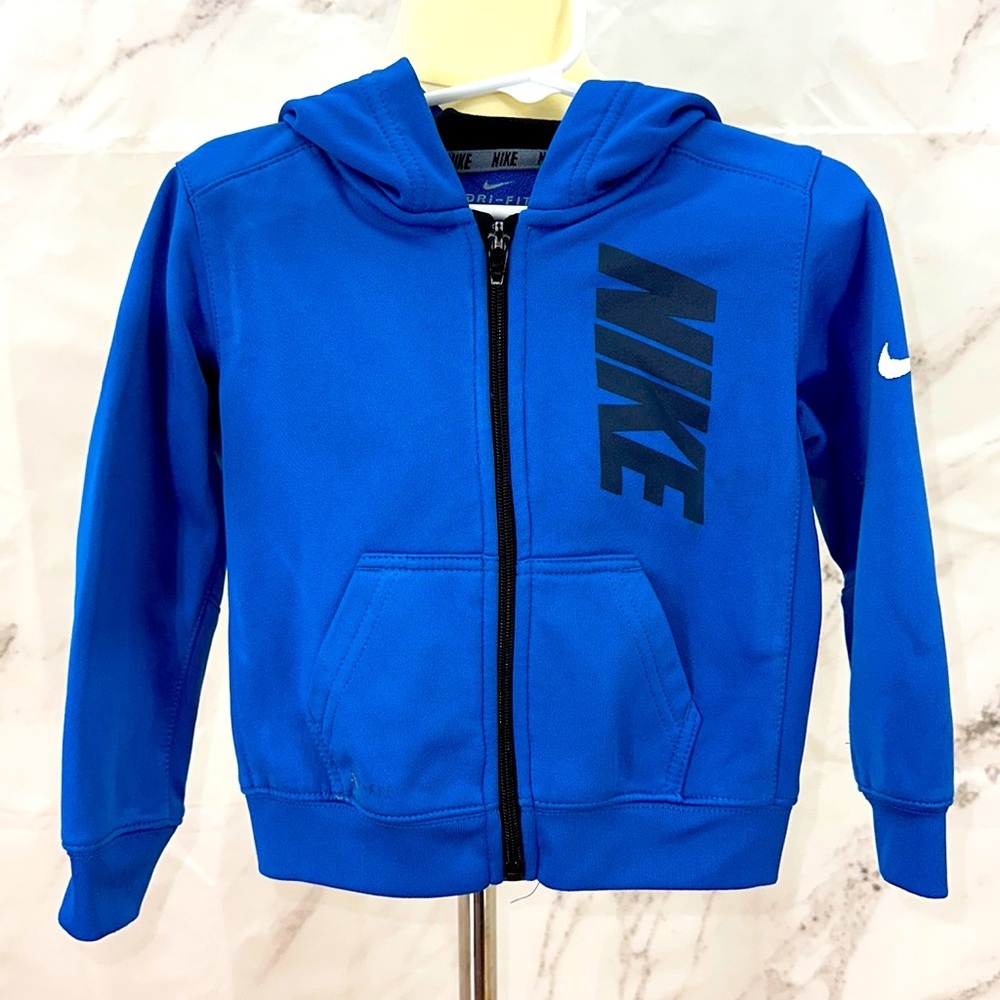 Nike Dri Fit  fleece zip hoodie boys 2t‎